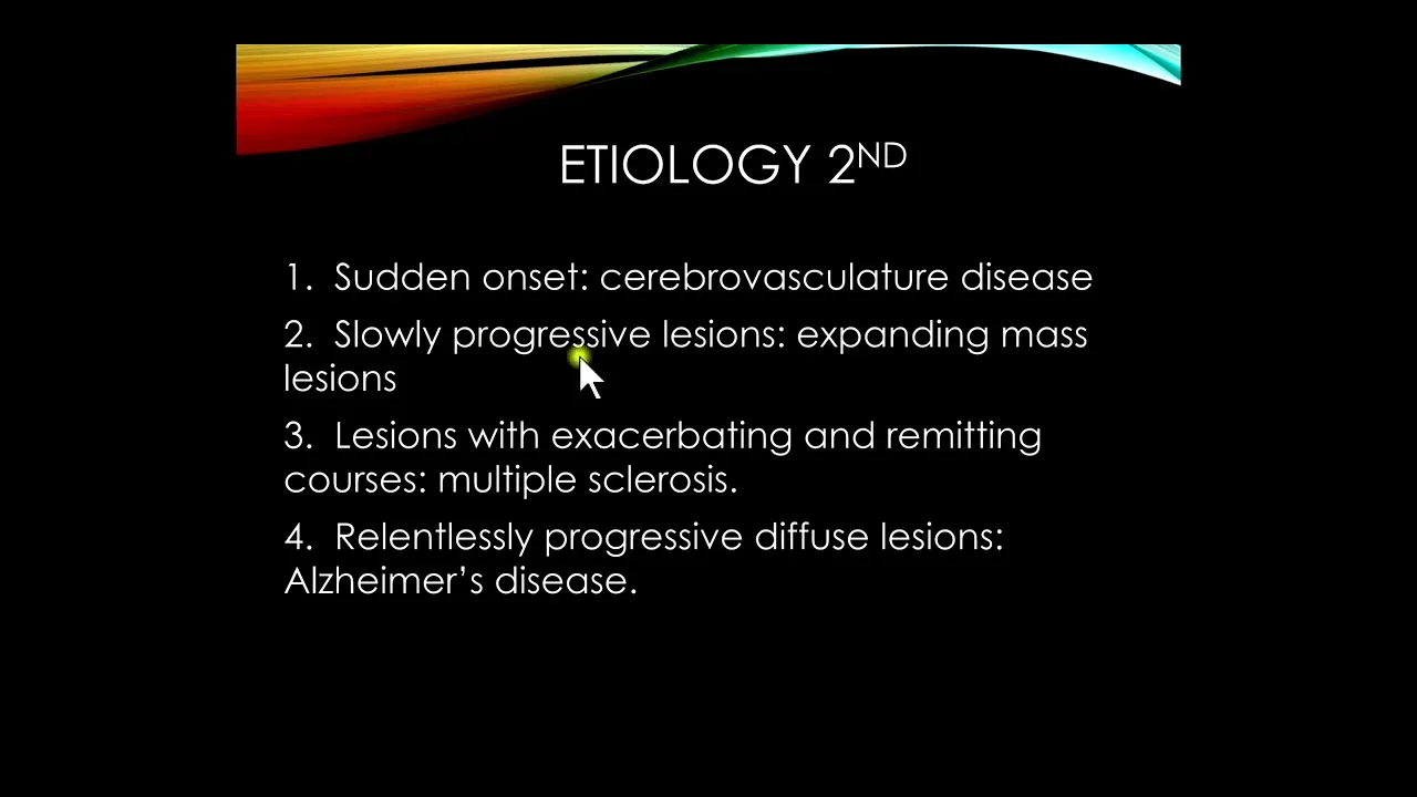 The Neurologic Examination, part 1