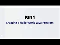 Learn Java Tutorial for Beginners Part 1 A Hello World Program