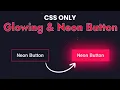 Glowing Button Animation with Mouse Movement Effect CSS and Javascript Animation CSS Text Shadow