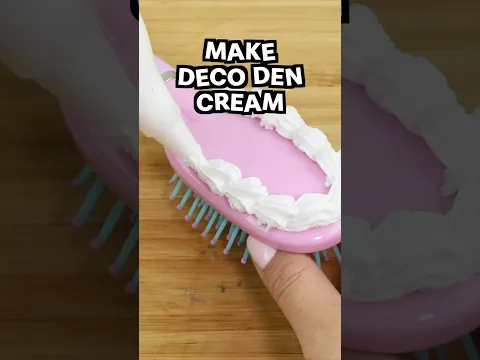 Anyone can make this deco cream! #diy #craft #hack #satisfying #decoden