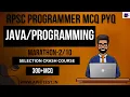 RPSC PROGRAMMER 2024 MARATHON APNITEST