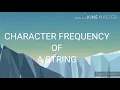 Python Program to Calculate the Character Frequency of A String G - PROGRAMMING