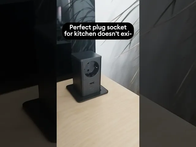 Модул PopUp 2M с 1х Шуко и USB тип C+C, цвят Черен, Digitel, DIGITEL, DT15622