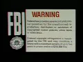 Warner Home FBI Warning 1080p60