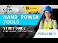 OSHA 10 Construction Training Module 9 - Hand and Power Tools Study Guide