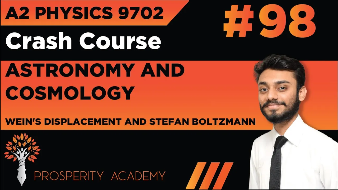 Wein's Displacement and Stefan Boltzmann Laws | Astronomy and Cosmology | 9702 A2 Physics Urdu/Hindi