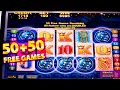 SUN MOON 50 50 FREE GAMES - BONUSES 1c Aristocrat SLOT GAME