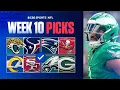 NFL Predictions and Picks For EVERY Week 10 Game Eagles at Packers Best Bets