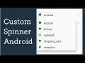 android custom spinner