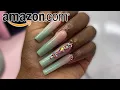 How to apply rhinestones to nails Beginner friendly