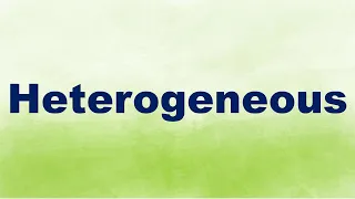 Heterogeneous Mixtures Definition and Examples