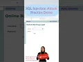 Practical Demo of SQL Injection