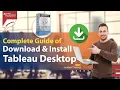 How to Download and Install Tableau Desktop Tableau Interface API JanBaskTraining