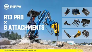 Hands on testing of Rippa R13 mini excavator attachments