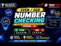 Even or Odd Number Checking Basic Math for Programming HappyKoding