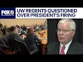Universities of Wisconsin regents questioned on President Jay Rothman s firing FOX6 News Milwaukee