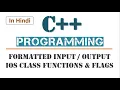 Formatted in C ios functions width precision fill setf unsetf Learners Region
