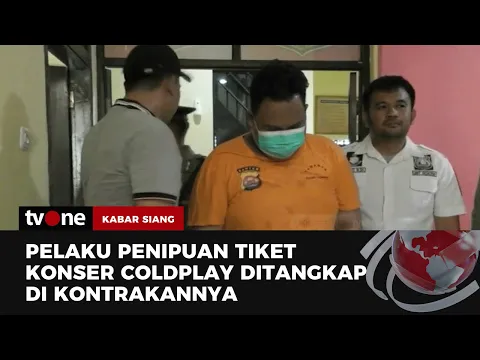 Pelaku Penipuan Tiket Konser Coldplay Ditangkap