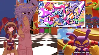 The Amazing Digital Circus Reacts To Songs 2X SPEED Funnybunny Look In The Description TADC 