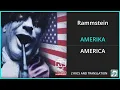 Rammstein - AMERIKA Lyrics English Translation - German and English Dual Lyrics  - Subtitles Lyrics
