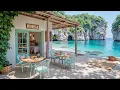 Download Lagu 🌴 Morning Summer Ocean Jazz Café | Calm Ocean Ambience \u0026 Smooth Jazz for Relax \u0026 Focus, Coffee Time