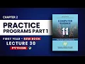 2 8 Python Programs Practice with Solution - Chp2