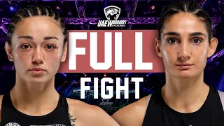 valentina escobar vs viktoriya tskhovrebova full fight uae warriors 46