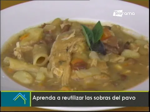 Aprenda a reutilizar las sobras del pavo