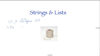 Python Lesson 2 Strings and Lists