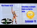 Lesson 11 The Power of IF - Building a simple login script using IF in Java using IntelliJ Idea