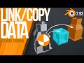 How to link or copy properties of an object Blender 2 9 Tutorial