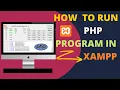 How to run PHP program using XAMPP Server and Sublime Text Editor Run In Few Min For beginner