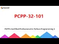 PCPP-32-101 PCPP1 - Certified Professional in Python Programming Dumps