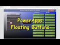 PowerApps Floating button using Timer control