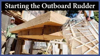 Outboard Wooden Sailboat Rudder – Episode 235 – Acorn to Arabella: Journey of a Wooden Boat