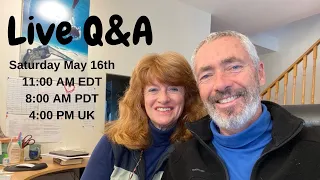 Live Q&A Saturday May 16th