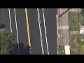 Raw Poorly Painted Street Lines In Newburyport
