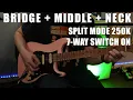 Demo What is 7-Way Strat Wiring ObsidianWire Custom HSS for Stratocaster