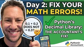 Day 2 Stop Using Floats for Money Python s Decimal Library 30 Days of Python