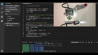 EV3-G vs ev3dev Python - Comparison and Benchmark