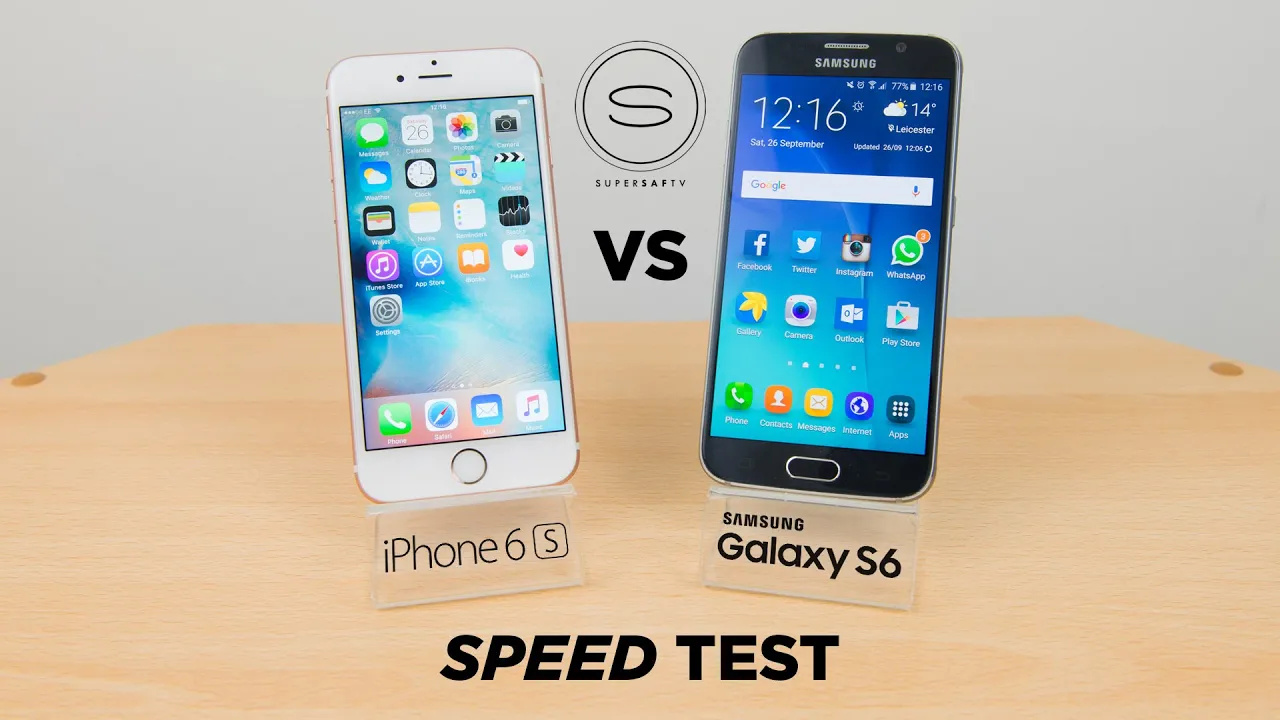 iPhone 6s vs Samsung galaxy s3 speed comparison