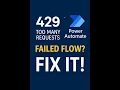 Fix 429 Errors in Power Automate Concurrency Retry Explained