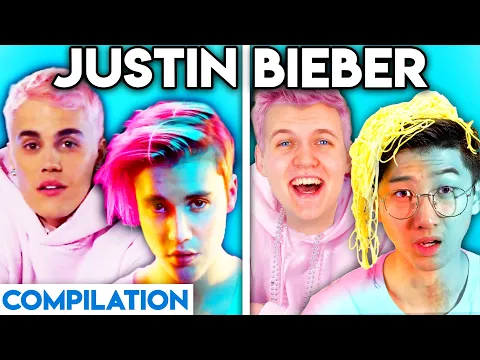 Download MP3 JUSTIN BIEBER WITH ZERO BUDGET! (YUMMY, WHAT DO YOU MEAN, BABY, \u0026 MORE BEST OF LANKYBOX COMPILATION)