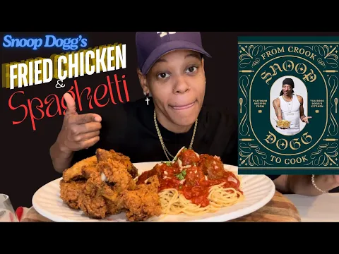 Download MP3 I MADE SNOOP DOGG'S FAMOUS CRISPY FRIED CHICKEN \u0026 SPAGHETTI | MUKBANG | CRISPY FRIED CHICKEN ASMR