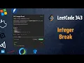 Integer Break - Simple Maths