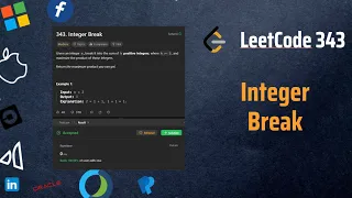 Integer Break - Simple Maths