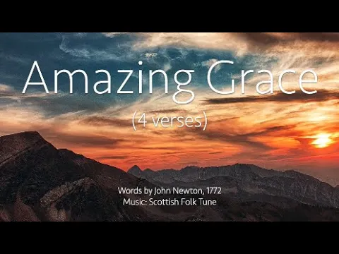 Download MP3 Amazing Grace | Piano Instrumental with Lyrics