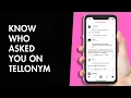 How to Know who Asked you on Tellonym