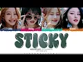 KISS OF LIFE 'Sticky' Lyrics (키스 오브 라이프 Sticky 가사) [Color Coded_Eng] | ShadowByYoongi