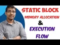 STATIC BLOCK MEMORY ALLOCATION PROGRAM EXECUTION BEHAVIOUR BLOCKS IN JAVA